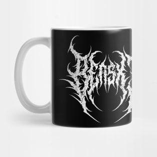 Metal font "beasxt" Mug